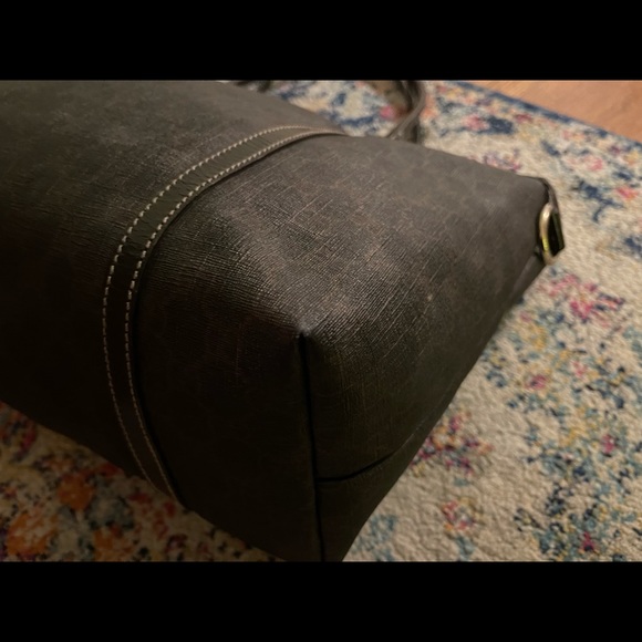 Gucci Joy tote bag in GG supreme coated canvas dark brown - Picture 11 of 16